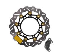 Disco Freno Kit adaptador de pinza Rotor aleación aluminio CNC disco freno 267MM para NMAX155 2017-2024