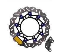 Disco Freno Kit adaptador de pinza Rotor aleación aluminio CNC disco freno 267MM para NMAX155 2017-2024