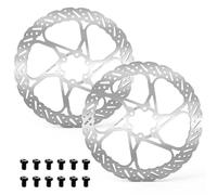 Disco freno moto Ajuste para Rotor de freno SHIMANO 140MM 160MM 180MM 203MM discos bicicleta disco ultraligero(2PC 203MM)