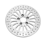 Disco Freno Moto Para Turismo Para Softail 84-13 Rotor Freno Moto | Juego rotores disco freno trasero acero plateado para Dyna modelos