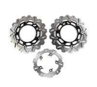 Disco Freno Motocicleta Placa Disco De Freno Delantero Y Trasero Flotante para Motocicleta YZF R6 YZF-R6 2003-2004, Rotor, 1 Juego, 298/220 Mm, Accesorios