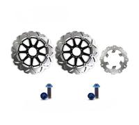 Disco Freno Motocicleta Placa Rotor De Disco Freno Flotante Delantero Y Trasero para Juego Pernos para YZF-R 750 YZF R 1993 1994 1995 1996 1997 YZF750R / YZF750SP