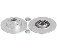 Disco Freno Trasero 260mm Con Anillo Sensor ABS A. B. S. para Renault Clio IV