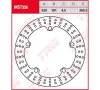 Disco freno TRW MST356 Fijo BMW F800 R1200 NineT Delantero