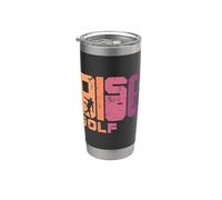 Disco Golf Frisbee Mejor Pasatiempo Vaso térmico de acero inoxidable de doble pared