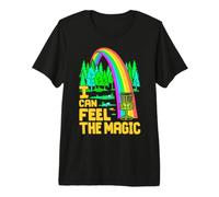 Disco Golf Jugador Divertido Rainbow Ace I Can Feel The Magic Camiseta Premium