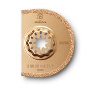 FEIN Disco de metal duro Ø 75 mm, Alojamiento SL, Segmentado, ancho de corte 2,2 mm, Para eliminar juntas de baldosas dañadas, el fresado de ranuras en revoque, y materiales de construcción parecidos