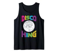 Disco King 70's Seventies - Disfraz de Nostalgia para Hombre y niño Camiseta sin Mangas