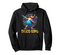 Disco King Costume 70s Dance Parties LED Disco Light Dabbing Sudadera con Capucha