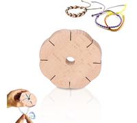 Disco Kumihimo 8 Ranuras, Hacer Pulseras Niñas, Disco De Cordón De Cuentas Rond Kumihimo Para Tablero De Tejido Trenzado De Pulsera DIY Pulseras Niña Manualidades