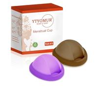 Disco menstrual con esterilizador - Esterilizador/vaporizador para copa menstrual, disco menstrual reutilizable, kit de copa menstrual (2 Pequeños)