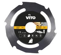 Disco Multi Material Madera Y PVC 230mm para Pulidora - 8000 Tr / Min-Alésage 22