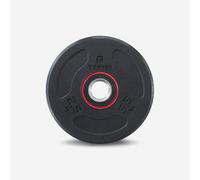 Disco musculación 2,5 kg de caucho 28 mm Domyos 2,5 KG
