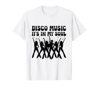 Disco Music It's In My Soul Vintage 70's Dancing Retro Dance Camiseta
