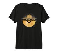 Disco-Música 90s Feste-Festival Skyline-New-Zealand-Auckland Camiseta Premium