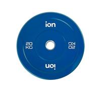 Disco Olímpico Bumper 20 Kg Azul ION fitness Color Line