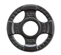 Disco Olímpico hierro 4 agarres Body-Solid Tools - 1.25kg