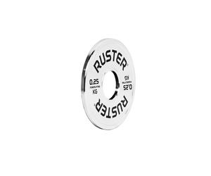 Disco Olímpico Ruster Powerlifting Cromado - 0.25kg
