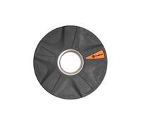 Disco Olímpico Wheel 2,5 kg, Sencillo, Negro