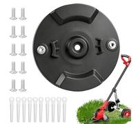 Disco para cortacésped con batería con 10 cuchillas de acero inoxidable, 8 tornillos de acero inoxidable, disco de corte de repuesto, soporte universal compatible con E-inhell | G-ardol |