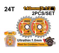 Disco para Corte Madera De 24 Dientes Ø 140 x 20 Mm. Repuesto Sierra Circular