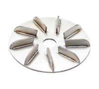 Disco para la eliminación de pelo de animales, herramienta de limpieza y eliminación de 9 velocidades, rascador de pelo, para sacrificio, cuidado de gallinas, cría de ganado con gallos, ovejas, vacas