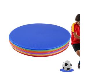 Disco plano de fútbol, placa de entrenamiento de fútbol antideslizante, placa de entrenamiento de fútbol profesional, disco de agilidad multifuncional, para práctica de fútbol, ejercicios