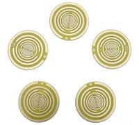 Disco polarizado ABS y cobre para terapia de alivio del dolor y práctica de alineación mente-cuerpo basada en cinco elementos (amarillo)