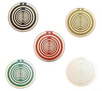 Disco polarizado ABS y cobre para terapia de alivio del dolor y práctica de alineación mente-cuerpo basada en cinco elementos (colores mezclados)