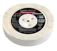 Disco pulido algodón acolchado fino 150 x 25,4 x 10 mm para muela de banco con casquillo para mandril cónico - Pulido final de espejo para pulir discos de algodón rueda pulidora