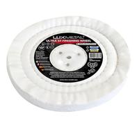 Disco pulido de franela acolchado, diámetro 200 x 12,7 x 10 mm para muela de banco con casquillo para mandril cónico - Pulido final de espejo para pulir discos de franela Rueda pulidora