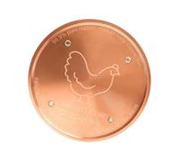 Disco Purificador De Baño De Aves - Limpieza De Metal De 10.2 Cm, Disco Iónico Aclarante De Agua, Diseño Antioxidante Sostenible | Limpiador De Tazones De Estanque Para Ganado, Aves,