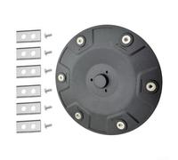 Disco robot para cortacésped Mammotion Yuka 1500 2000 3000-8 pliegues actualización con tornillos para un mantenimiento eficiente del césped, negro, 133 mm