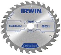 Disco sierra circular irwin irw1897192, 160 mm, 30 dientes, para corte