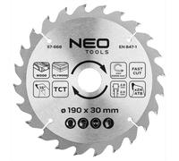 Disco sierra widia 190 x 30 mm, 24 dientes 57-668