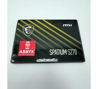 MSI SPATIUM S270 SATA 2.5 480GB unidad de estado sólido 2.5" Serial ATA III 3D NAND
