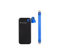 Disco SSD externo - Verbatim - Pocket 32433 - 128 Go - Negro/Azul - Almacenamiento