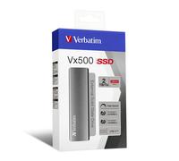Disco SSD externo Verbatim VX500 - 2 TB (gris)