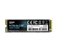 Disco ssd silicon power p34a60 m.2 512 gb pci express slc nvme