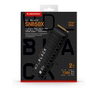 Disco Ssd Western Digital Wd Black Sn850x 2tb M.2 2280 Pcie 4.0 Con Disipador De Calor