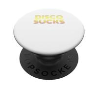 Disco Sucks vintage funny concert 70s 80s rock and roll PopSockets PopGrip Adhesivo
