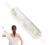 Disco trasero para ducha, espalda trasera lavadora, 2 en 1 Bad Loofah | Limpiador corporal con asas de cuerda, esponja de secado rápido para eliminar la piel muerta, cambia fácilmente entre