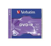 Disco Verbatim Datalifeplus Azo con estuche, 4,7 GB, duradero, vida de archivo s