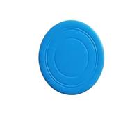 Disco volador de goma duradero para perros, juguete interactivo de búsqueda con diseño resistente a las mordeduras para entrenamiento al aire libre, ejercicio y juego, frisbee flotante suave aplicable