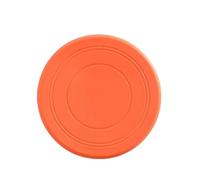 Disco volador de goma duradero para perros, juguete interactivo de búsqueda con diseño resistente a las mordeduras para entrenamiento al aire libre, ejercicio y juego, frisbee flotante suave aplicable