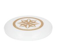 Disco Volador Luminoso Al Aire Libre para Ejercicio Físico, Disco Volador Deportivo Ergonómico para Competición, Camping, Plástico de 10,8 Pulgadas (Gold)