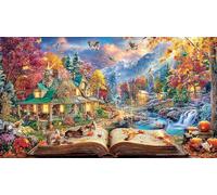 Discord_Mundo del Libro Puzzle de 1000 Piezas para Adultos - Juego Extremadamente diFícil & Estimulante Idea 38x26/1000pcs