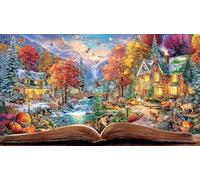 Discord_Mundo del Libro Puzzle de 1000 Piezas para Adultos - Juego Extremadamente diFícil & Estimulante Idea 75x50/1000pcs