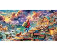 Discord_Mundo del Libro Puzzle de 1000 Piezas para Adultos - Juego Extremadamente diFícil & Estimulante Idea 38x26/1000pcs