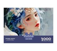 Discord_sinoshow_24085_3D_Anime-Inspired_Girl_with_Blue_and_Green_Hair__d35e8391-5592-459a-9e5c-d463b2678c1e_1 1000 Piezas Jigsaw Puzzle Difícil, Desafiante, Casi Imposible Juego De Rompecabezas, Jue